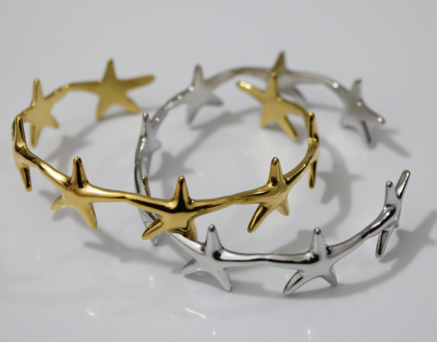 Brazalete Náyade plateado