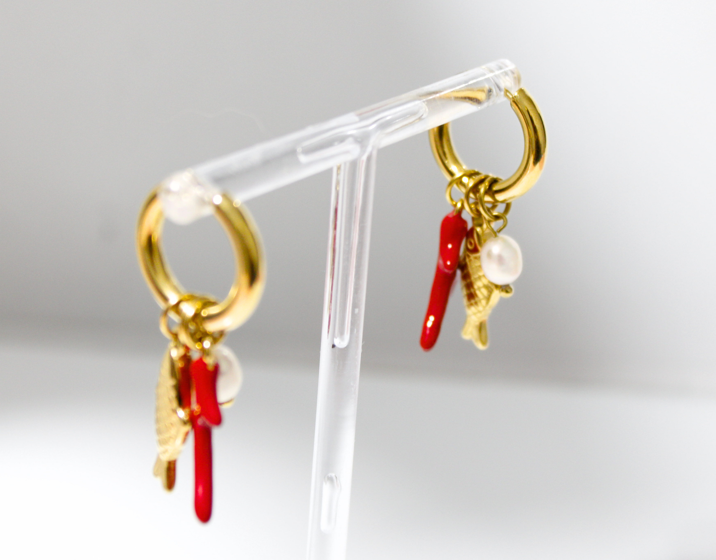 Aretes Delfina dorados