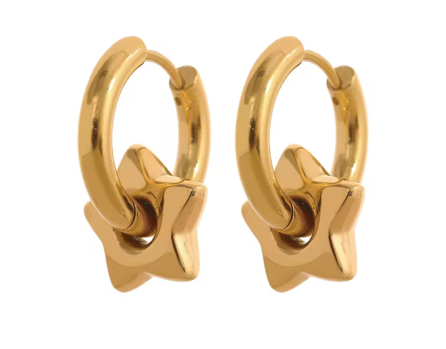 Aretes Arís dorados