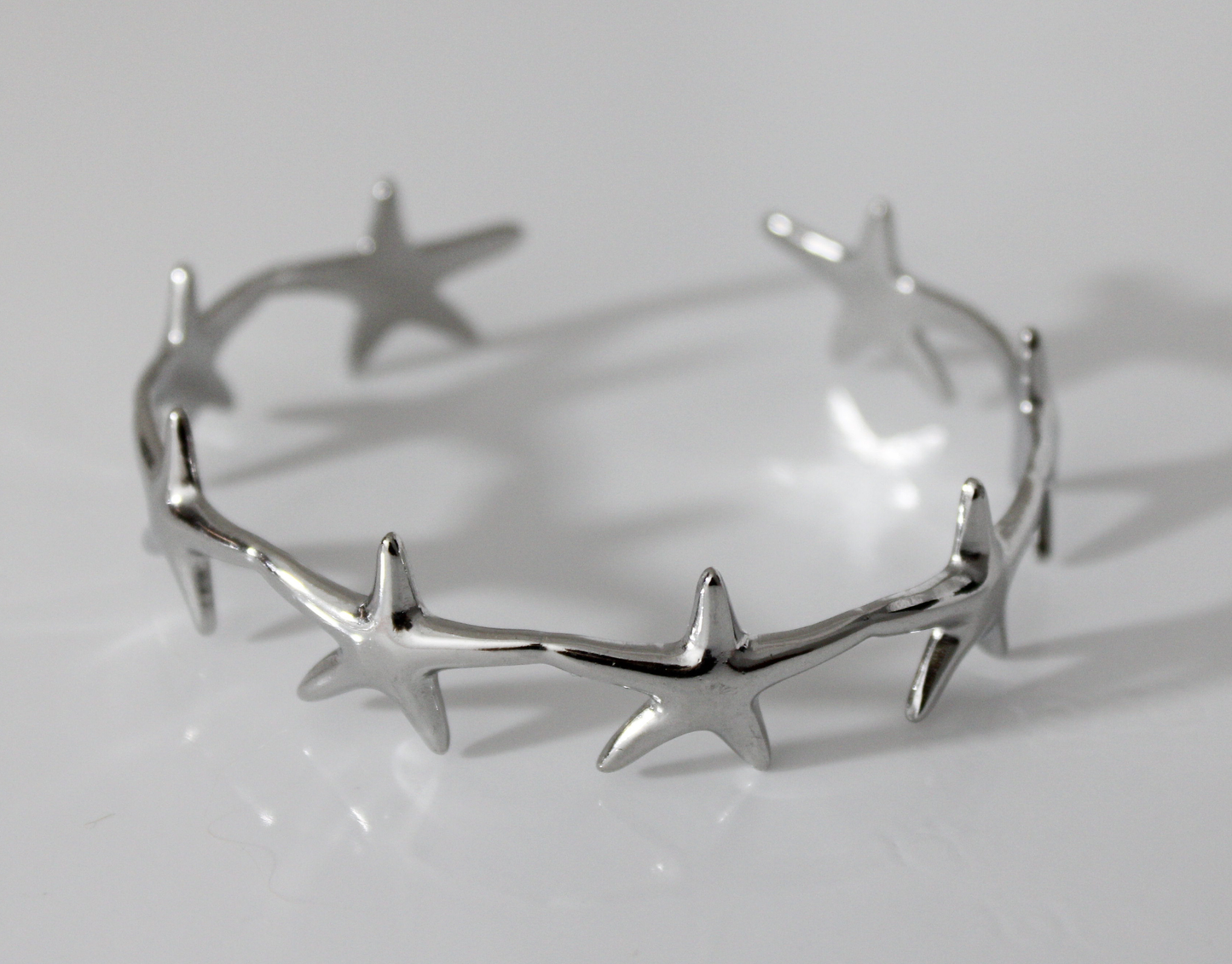 Brazalete Náyade plateado