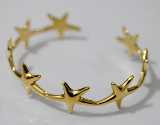 Brazalete Náyade dorado