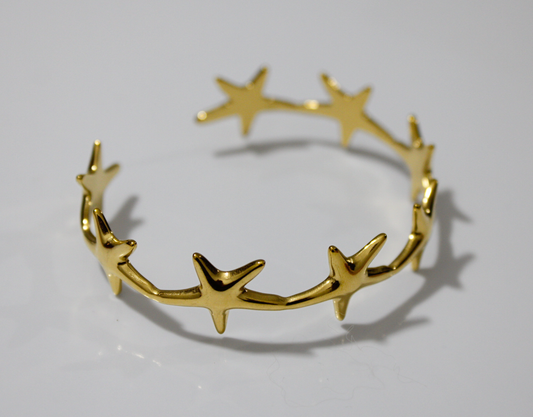 Brazalete Náyade dorado