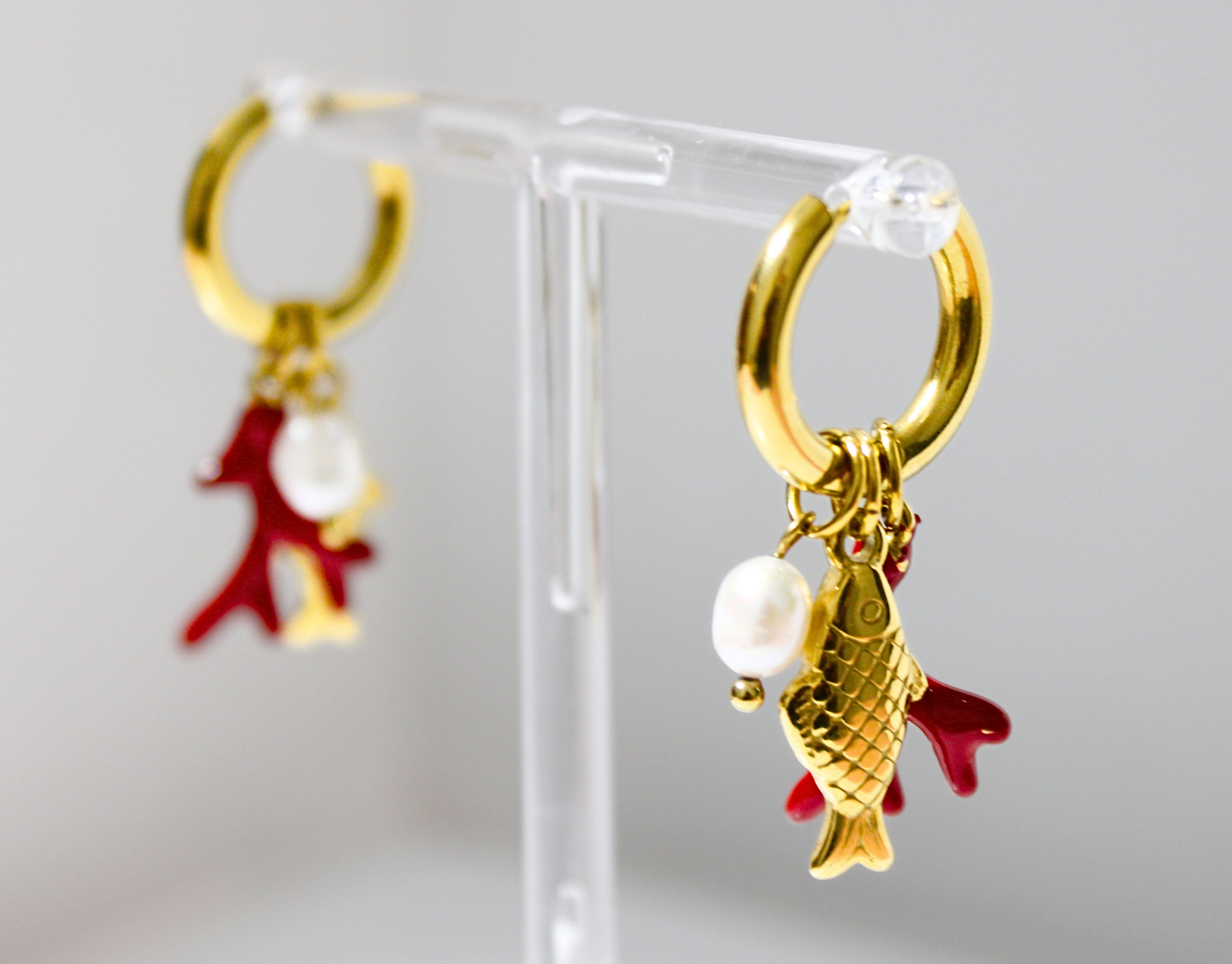 Aretes Delfina dorados
