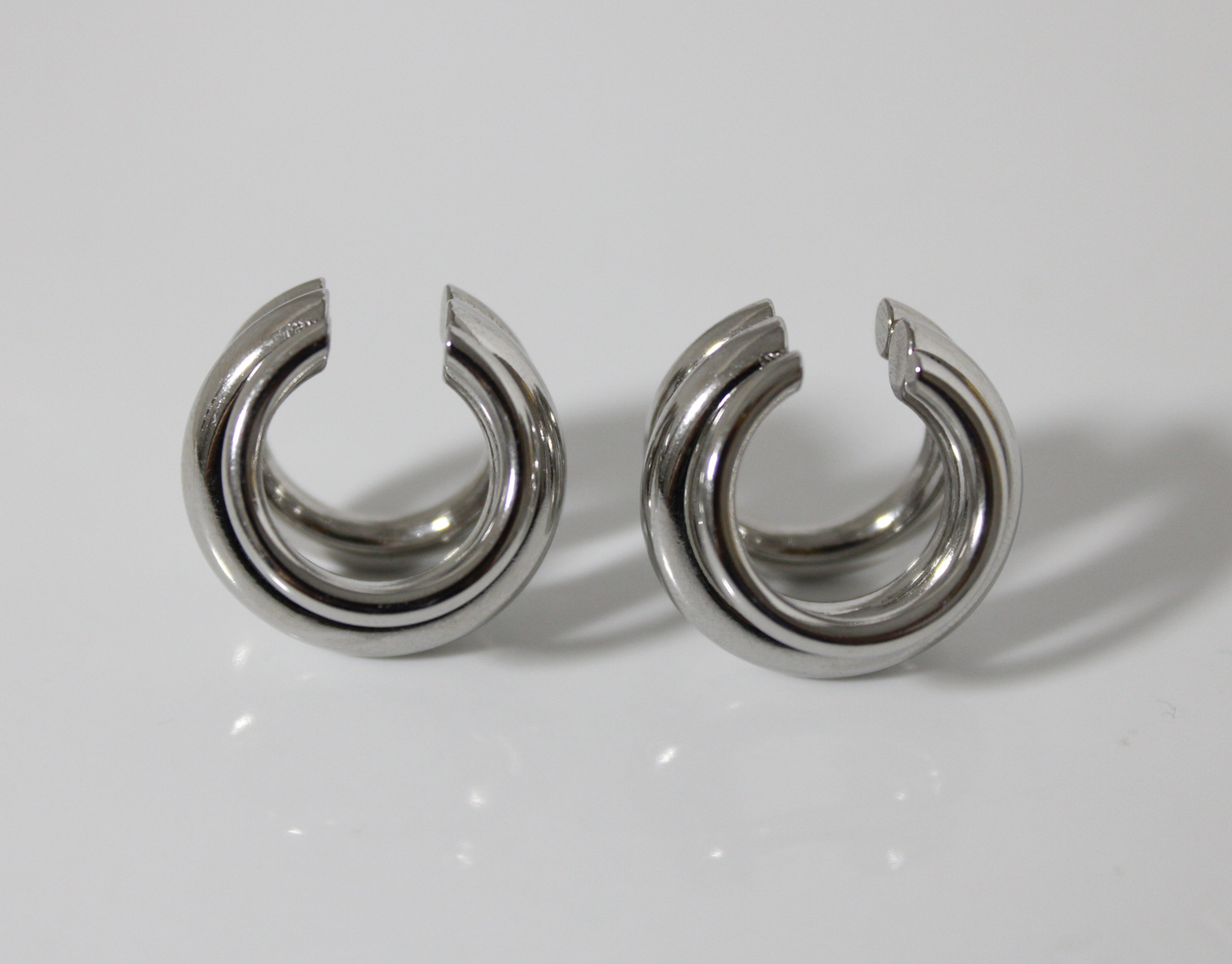 Ear Cuff Cath plateados