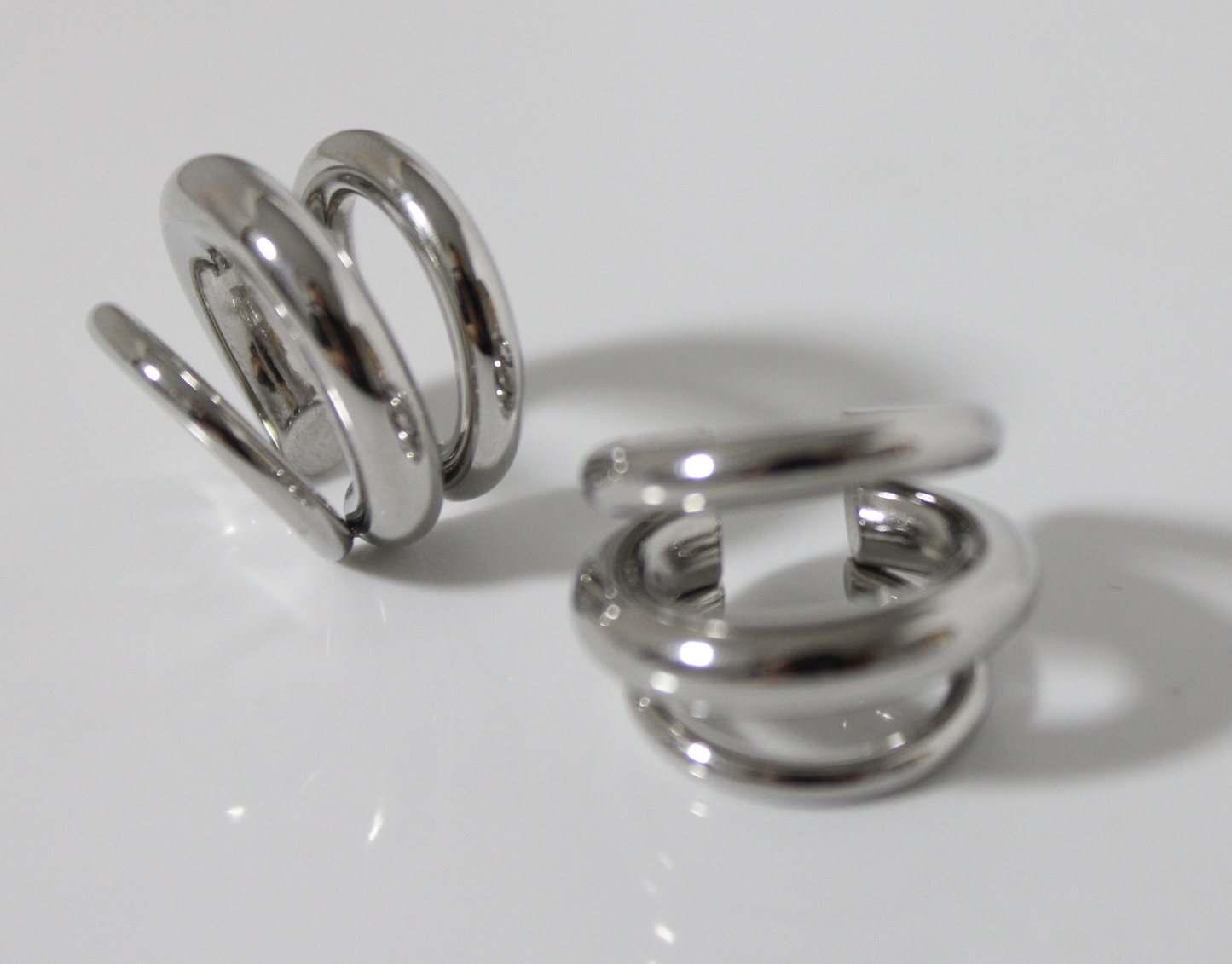 Ear Cuff Cath plateados