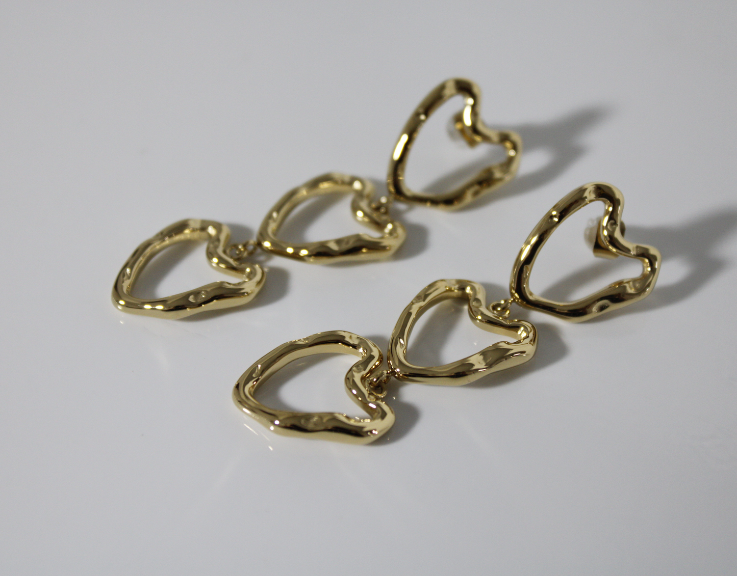 Aretes Calista dorados
