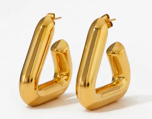 Aretes Helen dorados