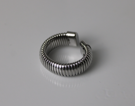 Anillo Cleo plateado