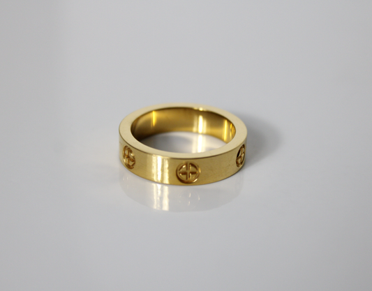 Anillo Carlot dorado