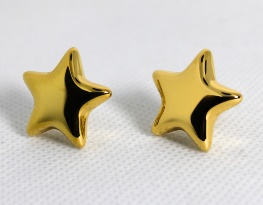 Aretes Estela dorados