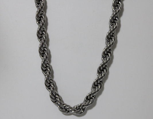 Collar Sahi plateado 6mm