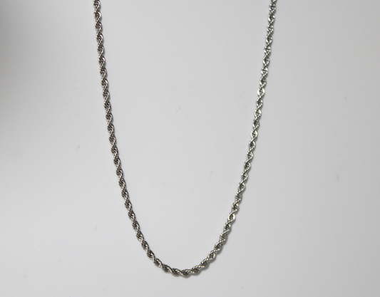 Collar Sahi plateado 2.5mm