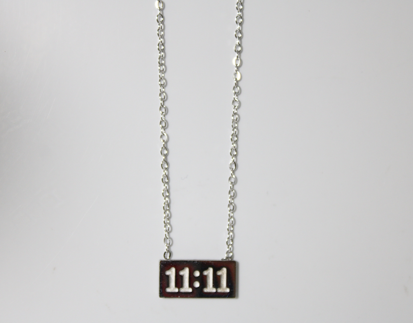 Collar 11:11 plateado